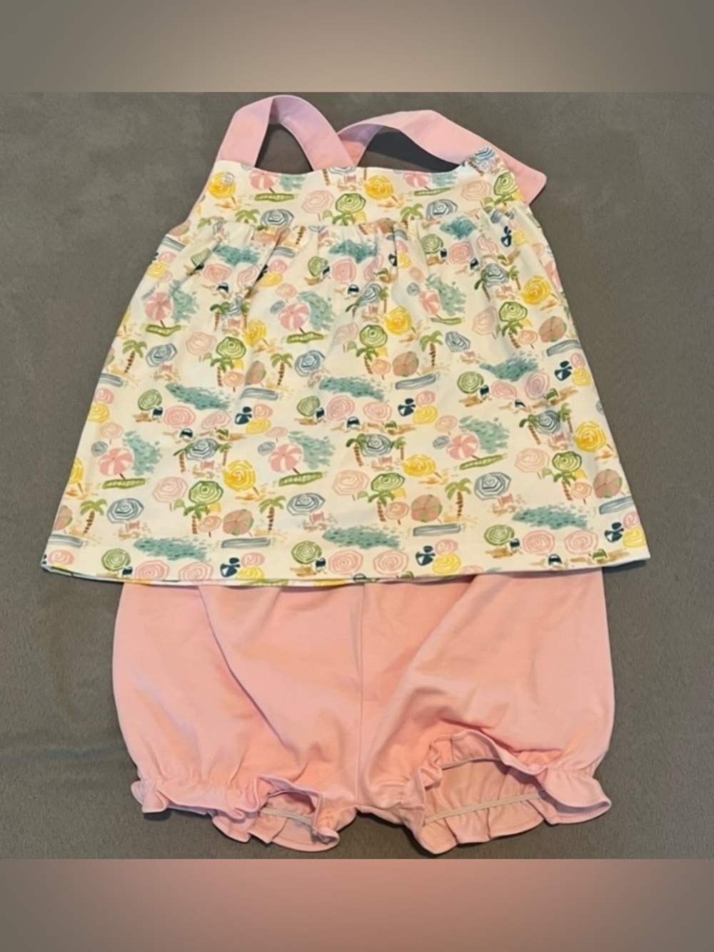 The Proper Peony Ocean Club bloomer set